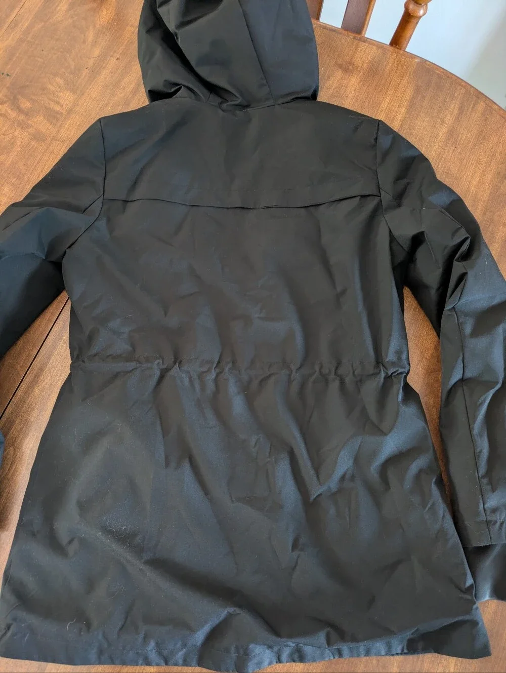 Michael Kors Black Hooded Utility Jacket XS